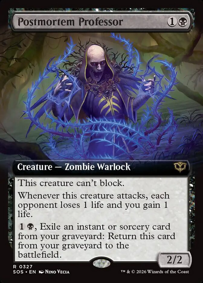 Postmortem Professor (SOS 327)