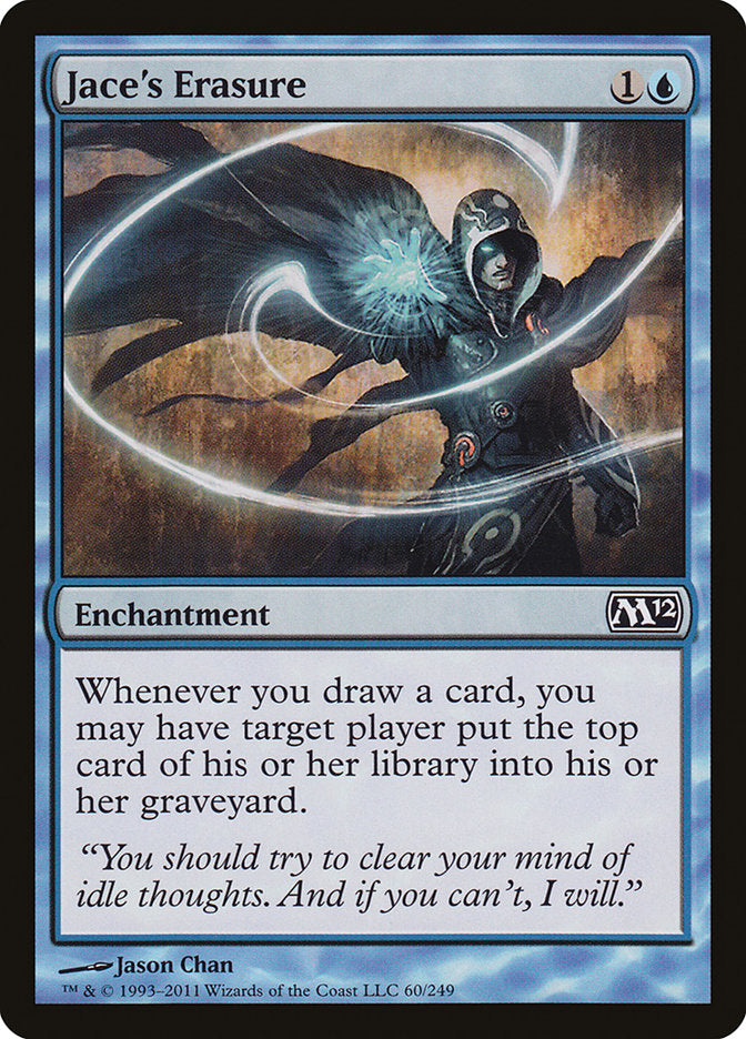 Jace's Erasure – Common Magic: The Gathering card from Magic 2012 (#60)