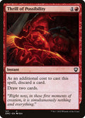 Thrill of Possibility – Common Magic: The Gathering card from Dominaria United Commander (#127)