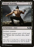 Infernal Scarring – Common Magic: The Gathering card from Core Set 2021 (#105)