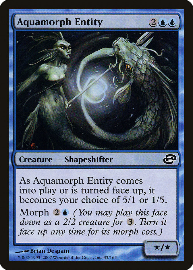Aquamorph Entity – Common Magic: The Gathering card from Planar Chaos (#33)