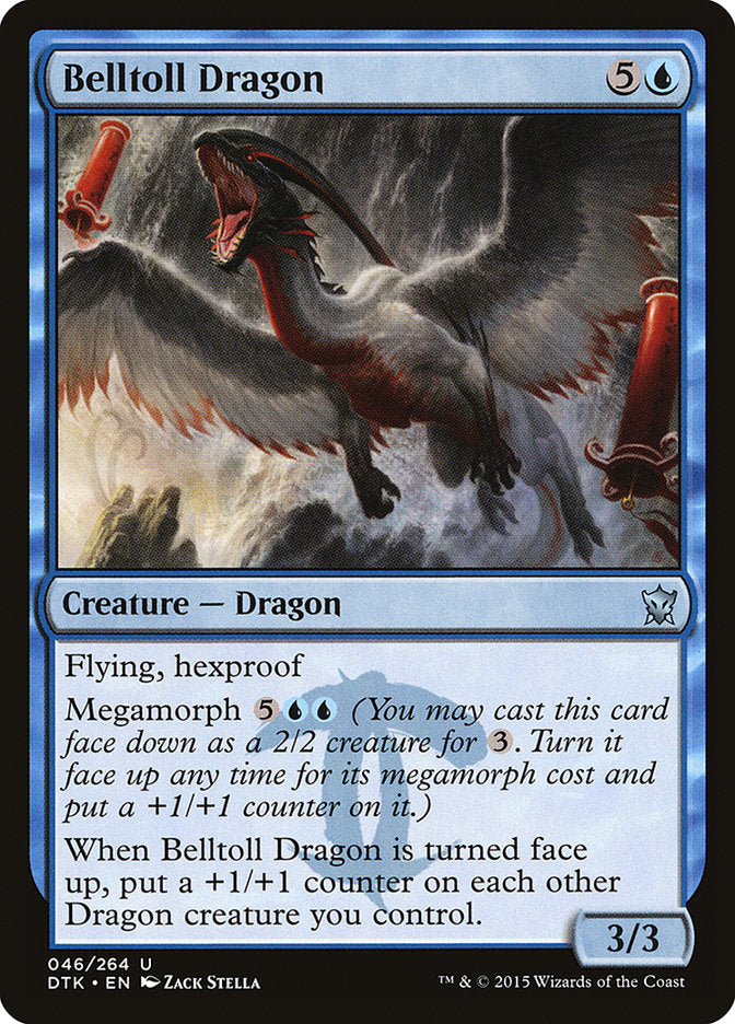 Belltoll Dragon – Uncommon Magic: The Gathering card from Dragons of Tarkir (#46)