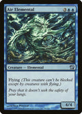 Air Elemental – Uncommon Magic: The Gathering card from Ninth Edition (#58★)