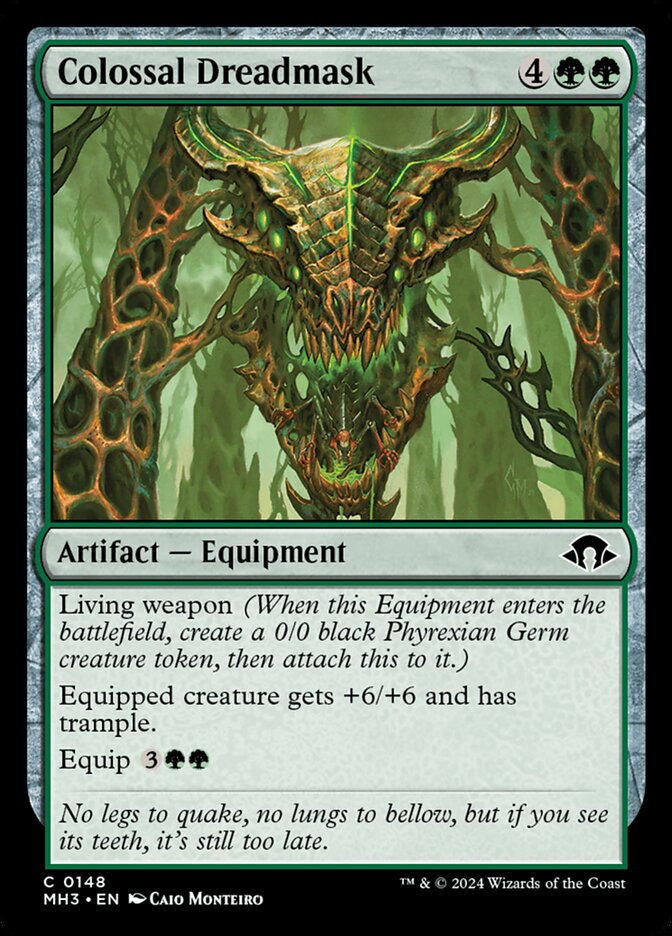 Colossal Dreadmask – Common Magic: The Gathering card from Modern Horizons 3 (#148)