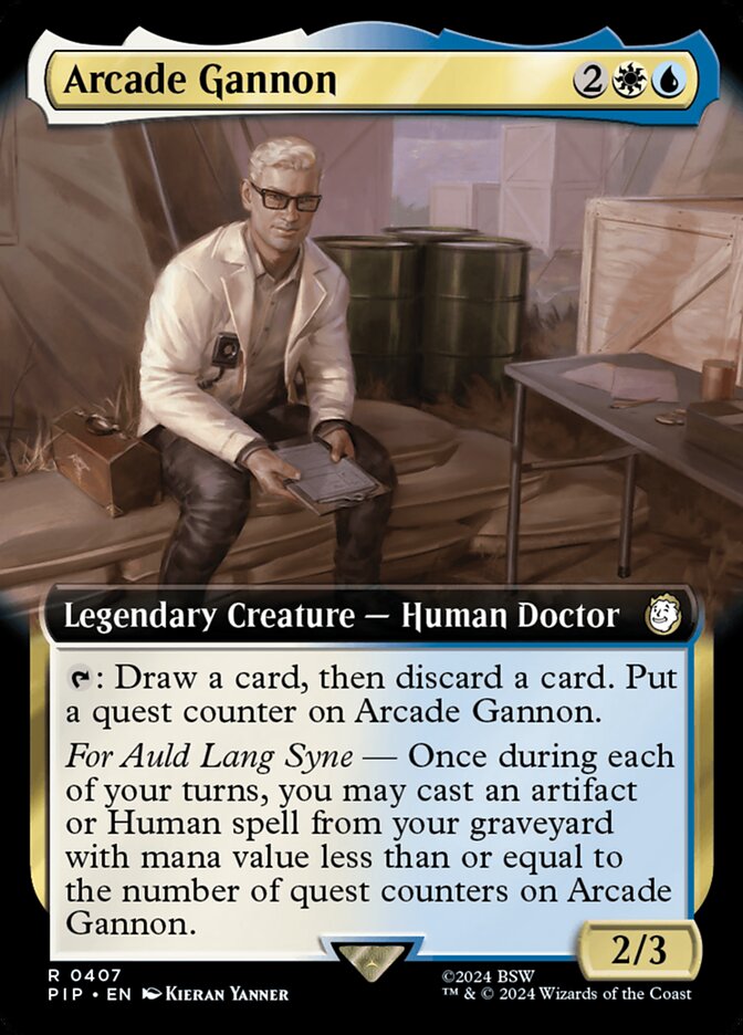 Arcade Gannon – Rare Magic: The Gathering card from Fallout (#407)