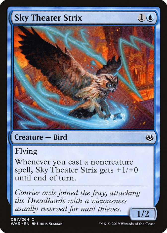 Sky Theater Strix – Common Magic: The Gathering card from War of the Spark (#67)