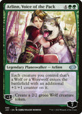 Arlinn, Voice of the Pack – Uncommon Magic: The Gathering card from Jumpstart 2022 (#85)