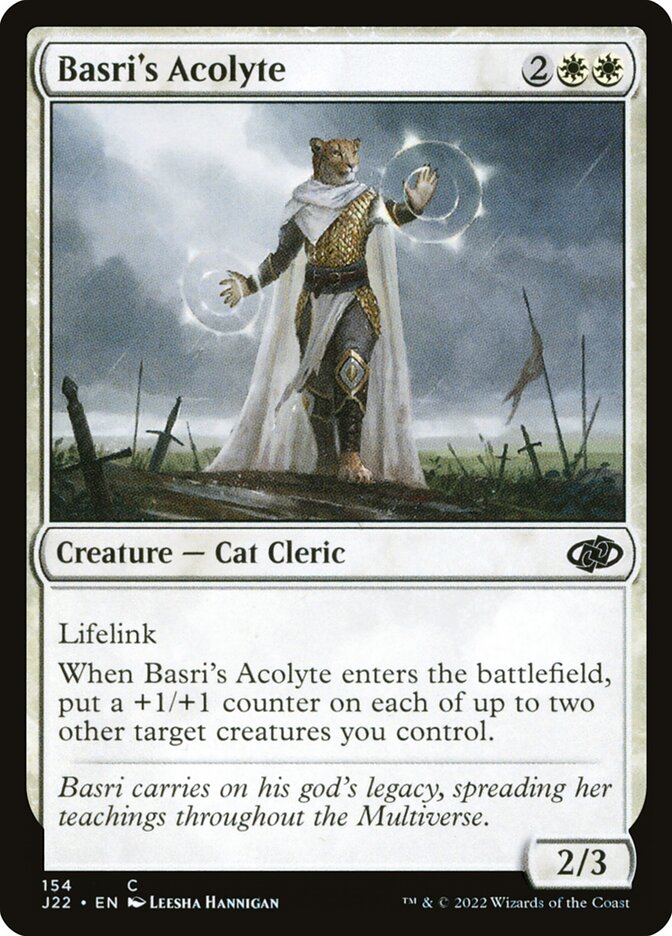 Basri's Acolyte – Common Magic: The Gathering card from Jumpstart 2022 (#154)
