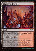 Razortrap Gorge – Common Magic: The Gathering card from Duskmourn: House of Horror (#267)