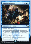 Animate Library – Rare Magic: The Gathering card from The List (Unfinity Foil Edition) (#11)