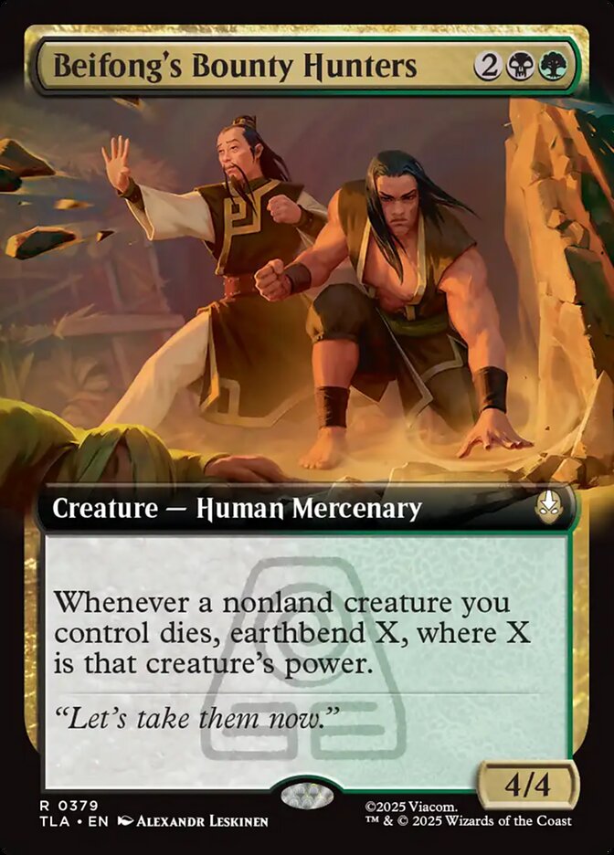 Beifong's Bounty Hunters – Rare Magic: The Gathering card from Avatar: The Last Airbender (#379)