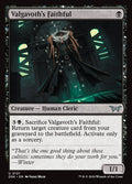 Valgavoth's Faithful – Uncommon Magic: The Gathering card from Duskmourn: House of Horror (#121)