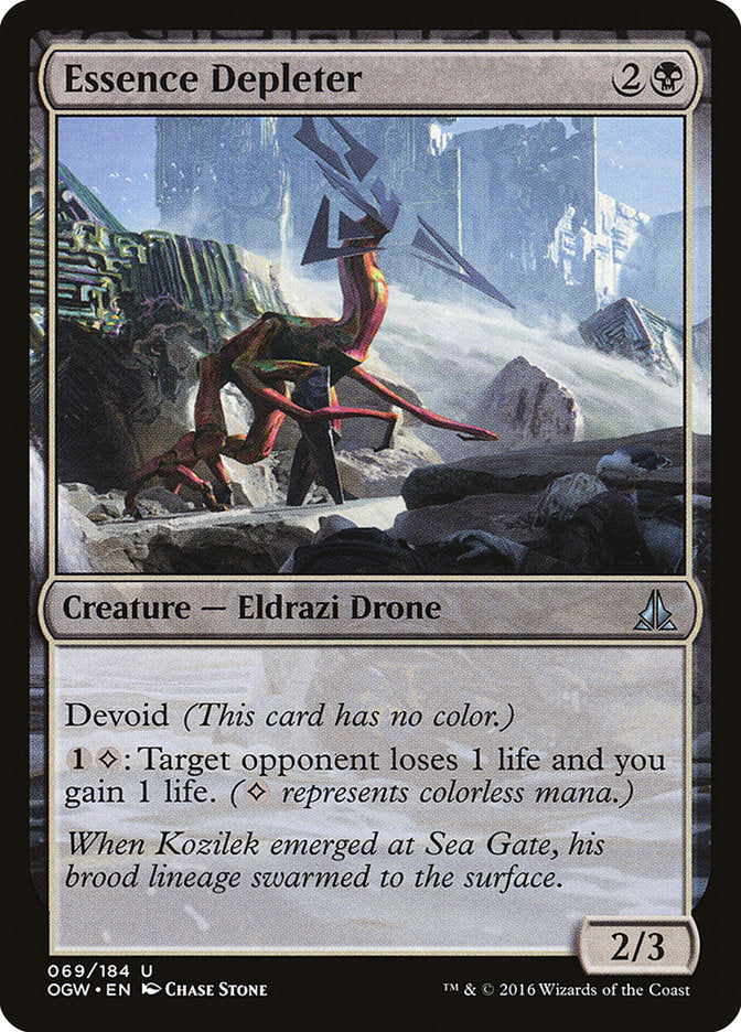 Essence Depleter – Uncommon Magic: The Gathering card from Oath of the Gatewatch (#69)