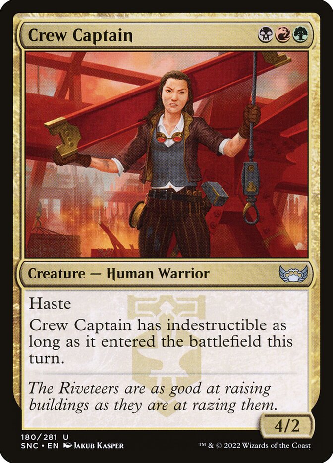Crew Captain – Uncommon Magic: The Gathering card from Streets of New Capenna (#180)