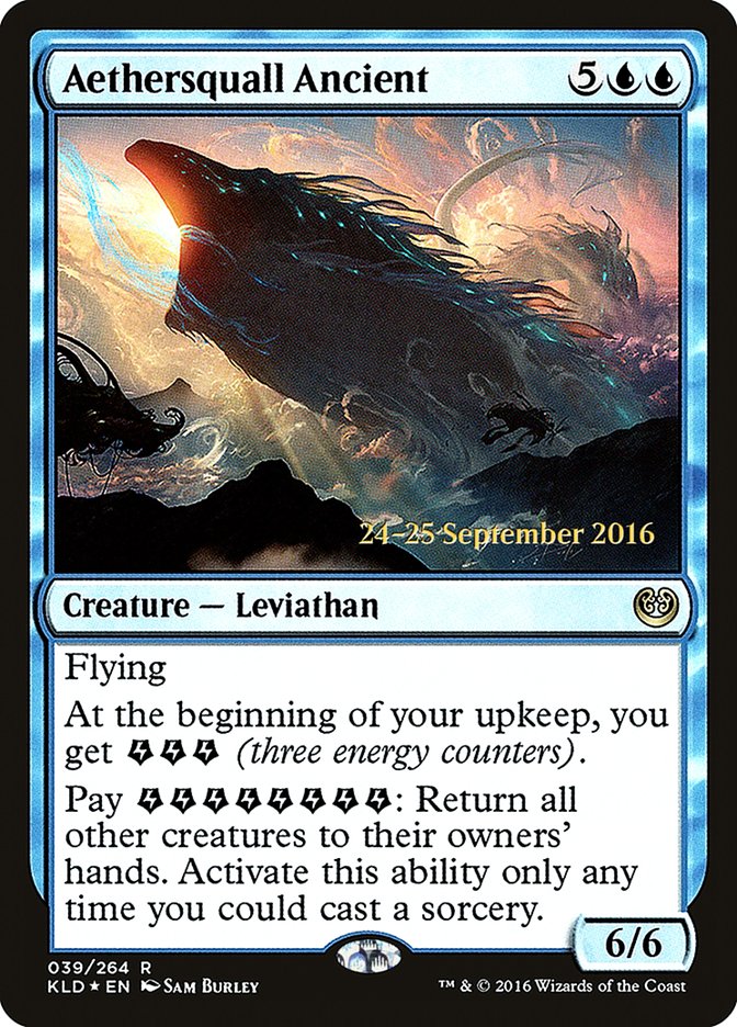Aethersquall Ancient – Rare Magic: The Gathering card from Kaladesh Promos (#39s)