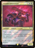 Assault Intercessor – Rare Magic: The Gathering card from Warhammer 40,000 Commander (#104★)