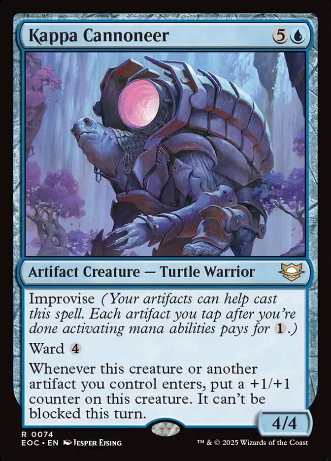 Kappa Cannoneer – Rare Magic: The Gathering card from Edge of Eternities Commander (#74)