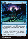 Sudden Insight – Uncommon Magic: The Gathering card from Foundations Jumpstart (#110)