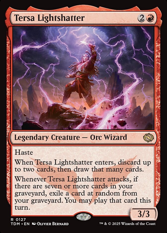Tersa Lightshatter – Rare Magic: The Gathering card from Tarkir: Dragonstorm (#127)