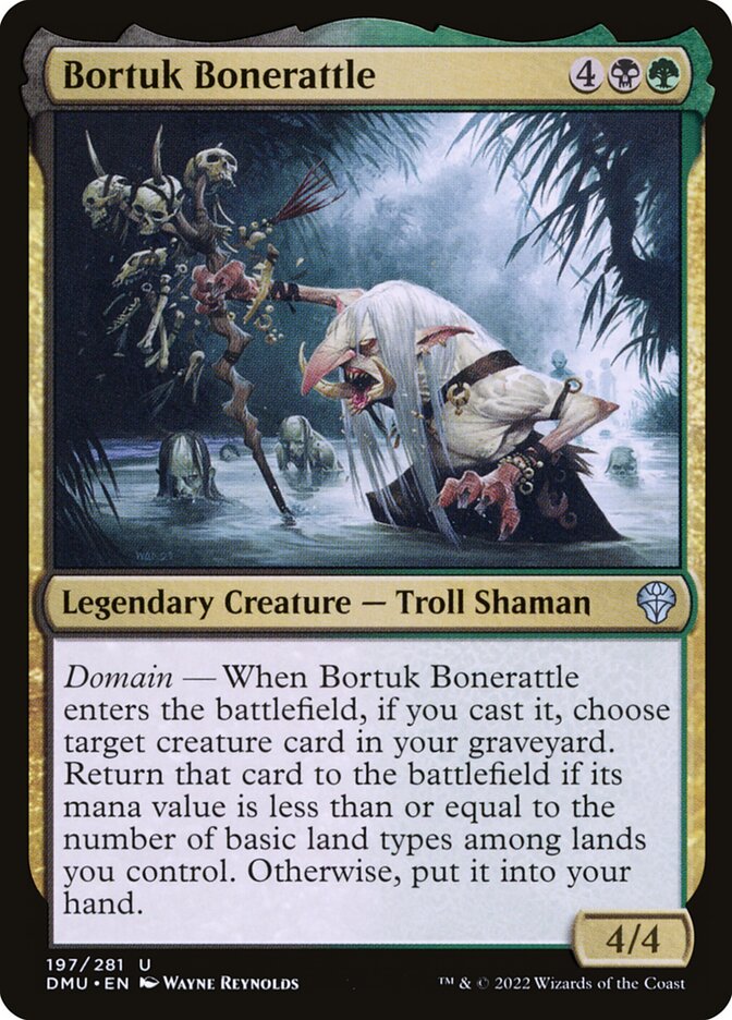 Bortuk Bonerattle – Uncommon Magic: The Gathering card from Dominaria United (#197)
