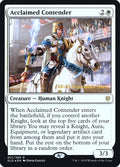 Acclaimed Contender – Rare Magic: The Gathering card from Throne of Eldraine Promos (#1s)