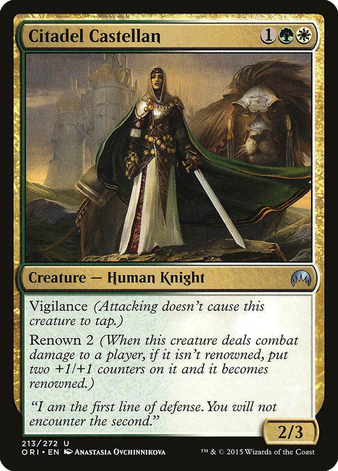 Citadel Castellan – Uncommon Magic: The Gathering card from Magic Origins (#213)
