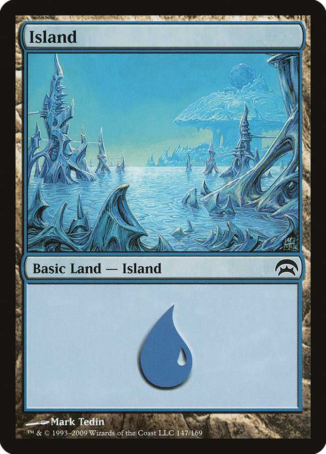 Island – Common Magic: The Gathering card from Planechase (#147)