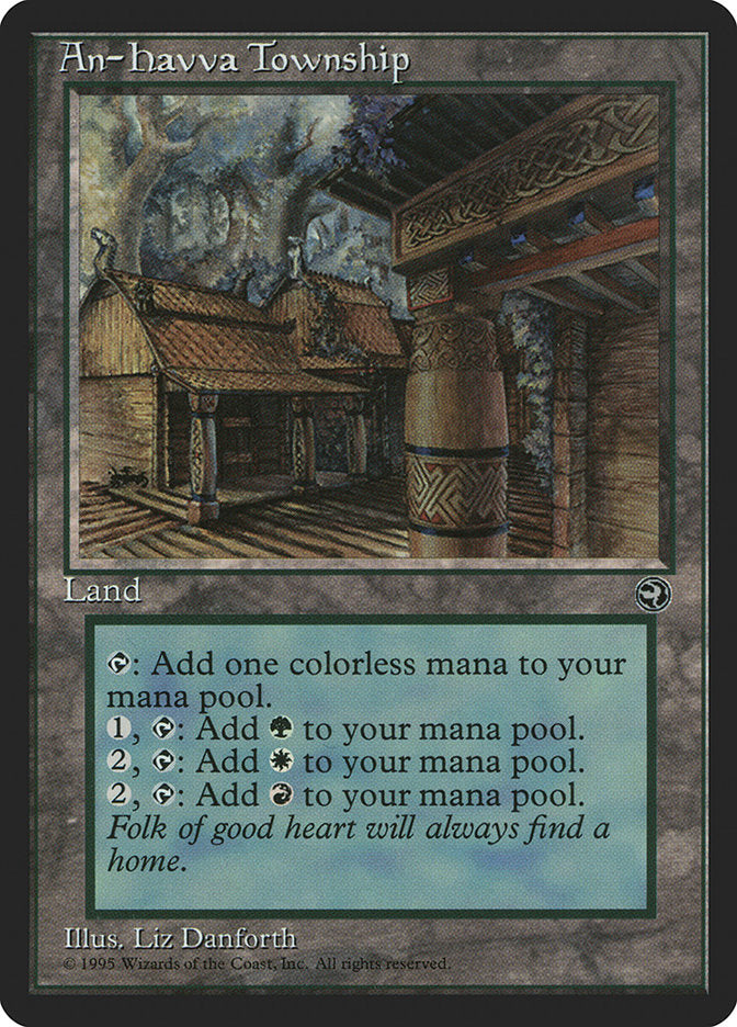 An-Havva Township – Uncommon Magic: The Gathering card from Homelands (#111)