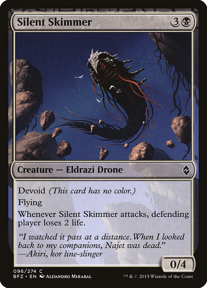 Silent Skimmer – Common Magic: The Gathering card from Battle for Zendikar (#96)