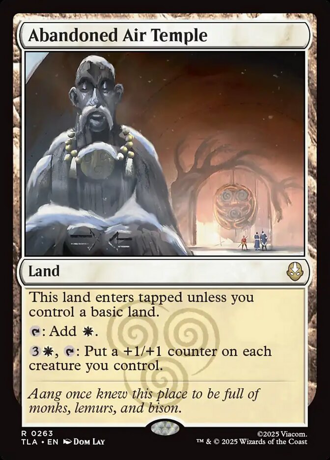 Abandoned Air Temple – Rare Magic: The Gathering card from Avatar: The Last Airbender (#263)