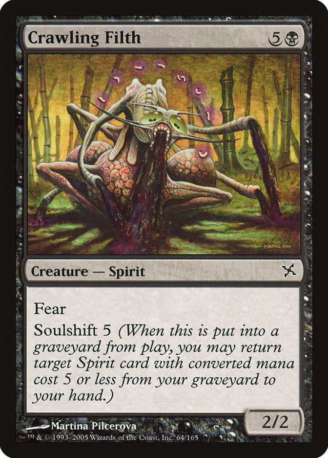 Crawling Filth – Common Magic: The Gathering card from Betrayers of Kamigawa (#64)