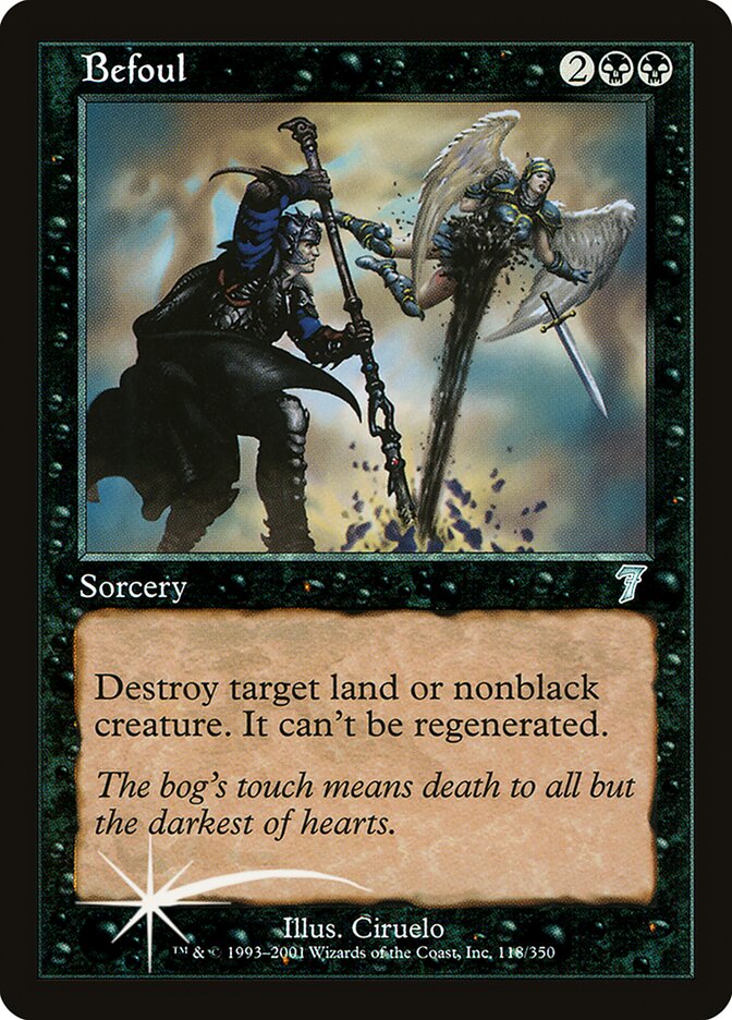 Befoul – Uncommon Magic: The Gathering card from Seventh Edition (#118★)
