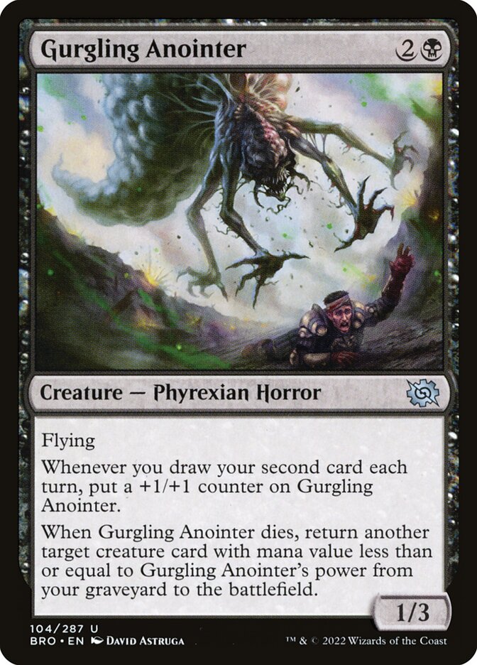 Gurgling Anointer – Uncommon Magic: The Gathering card from The Brothers' War (#104)