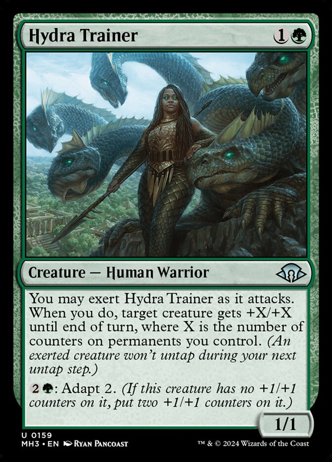 Hydra Trainer – Uncommon Magic: The Gathering card from Modern Horizons 3 (#159)
