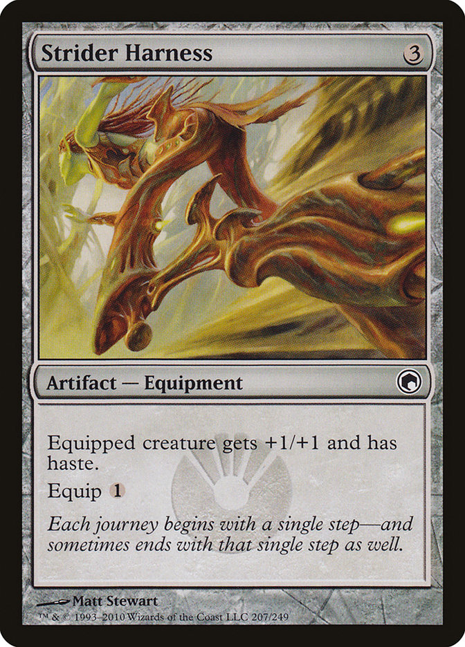 Strider Harness – Common Magic: The Gathering card from Scars of Mirrodin (#207)