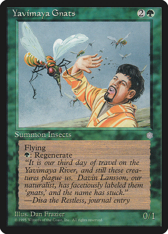 Yavimaya Gnats – Uncommon Magic: The Gathering card from Ice Age (#280)