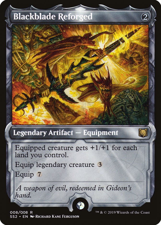 Blackblade Reforged – Rare Magic: The Gathering card from Signature Spellbook: Gideon (#8)