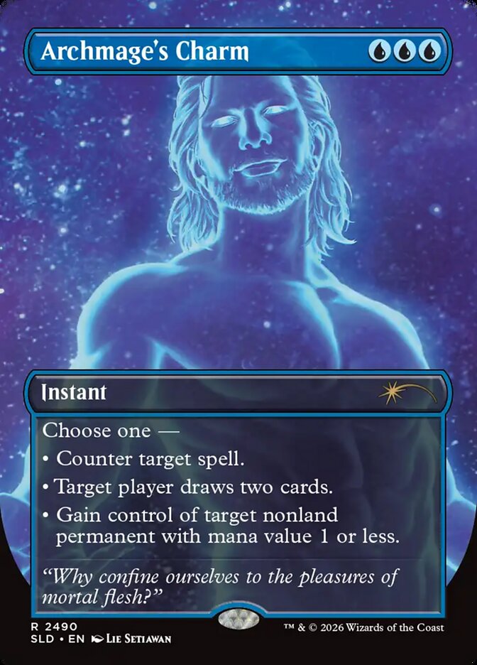 Archmage's Charm – Rare Magic: The Gathering card from Secret Lair Drop (#2490)