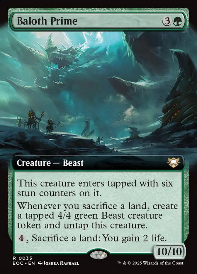 Baloth Prime – Rare Magic: The Gathering card from Edge of Eternities Commander (#33)