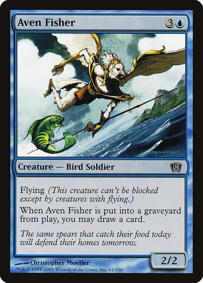 Aven Fisher – Common Magic: The Gathering card from Eighth Edition (#61★)