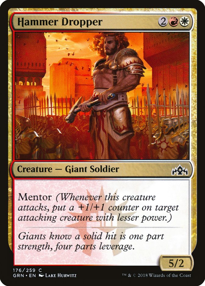 Hammer Dropper – Common Magic: The Gathering card from Guilds of Ravnica (#176)