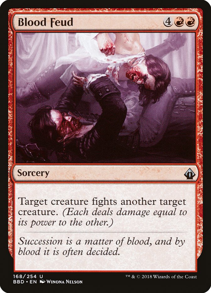 Blood Feud – Uncommon Magic: The Gathering card from Battlebond (#168)