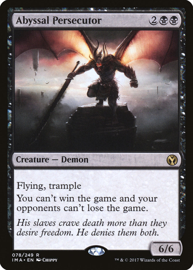 Abyssal Persecutor – Rare Magic: The Gathering card from Iconic Masters (#78)