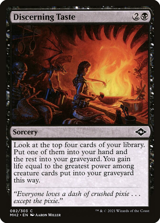 Discerning Taste – Common Magic: The Gathering card from Modern Horizons 2 (#82)