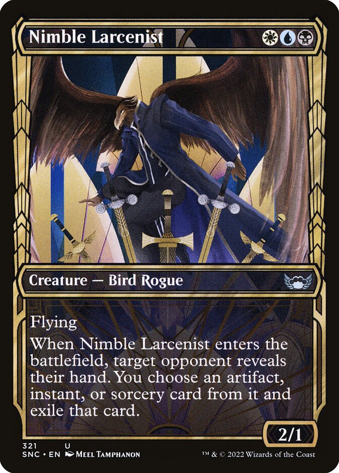 Nimble Larcenist – Uncommon Magic: The Gathering card from Streets of New Capenna (#321)