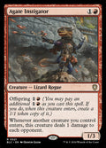 Agate Instigator – Rare Magic: The Gathering card from Bloomburrow Commander (#21)