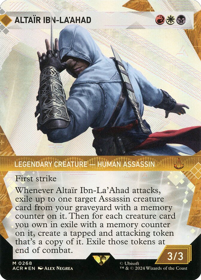 Altaïr Ibn-La'Ahad – Mythic Magic: The Gathering card from Assassin's Creed (#268)