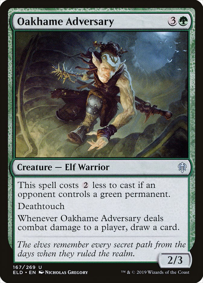 Oakhame Adversary – Uncommon Magic: The Gathering card from Throne of Eldraine (#167)