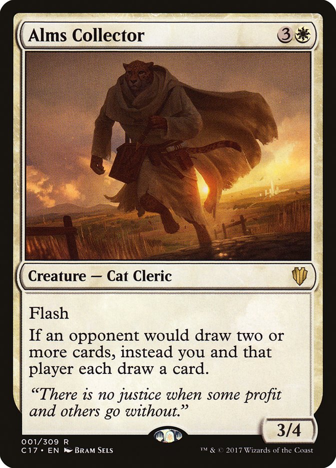 Alms Collector – Rare Magic: The Gathering card from Commander 2017 (#1)