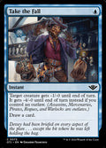 Take the Fall – Common Magic: The Gathering card from Outlaws of Thunder Junction (#73)